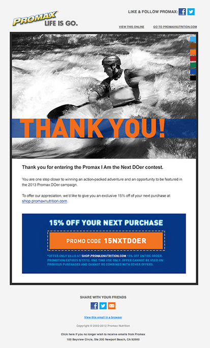 Email Maarketing Newsletter Sample