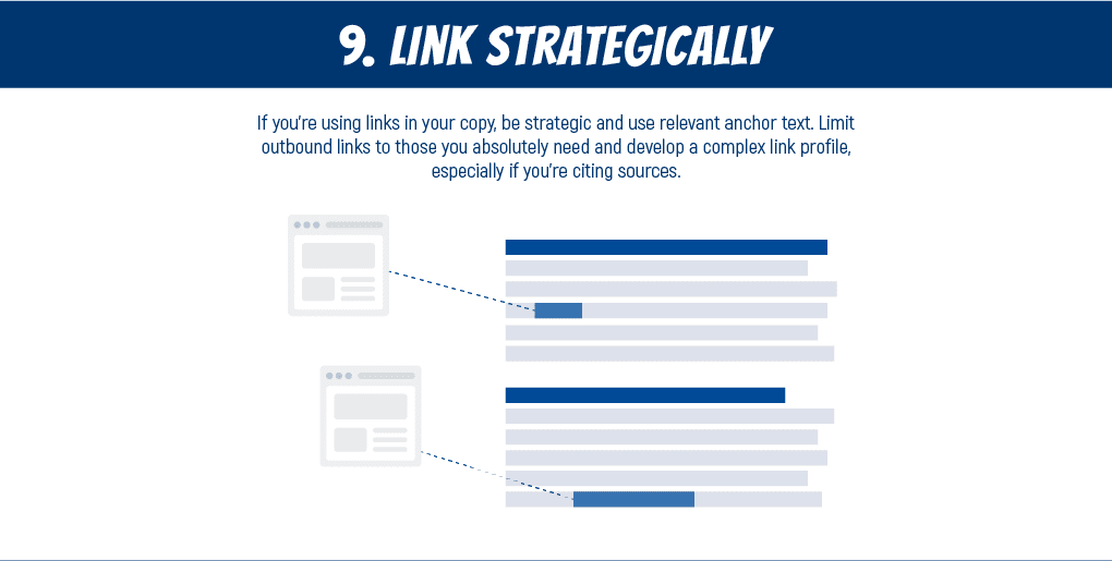 Essential SEO Tips 09 - Link strategically