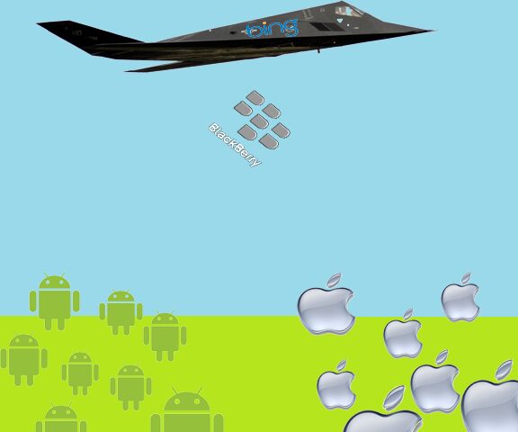 Bing Stealth Jet Uses Blackberry Bombs on Apple residents Android.
