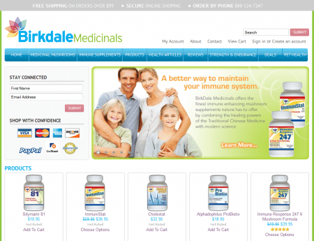 BirkMeds.com new Bigcommerce website design
