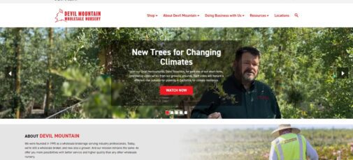 Devil Mountain Nursery Home Page with New Trees for Changing Climate