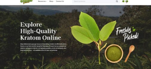 Explore High Quality Freshly Picked Kratom at Greg’s Botanical online store