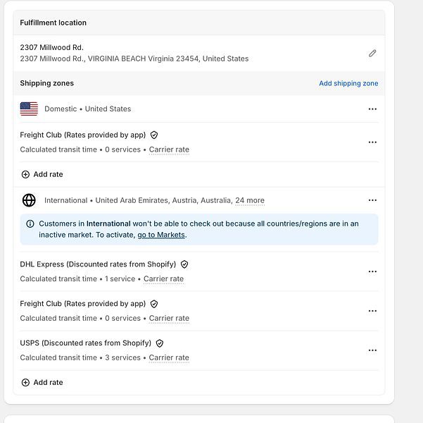 Shipping integration in Kenian Imports’ Shopify store