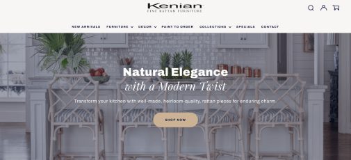Kenian Imports homepage