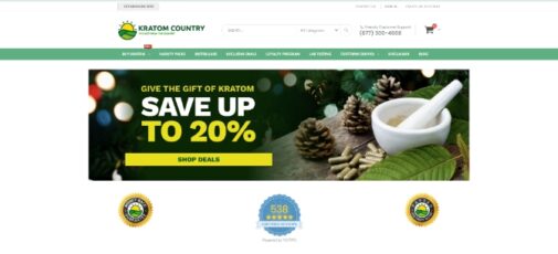Money Back, Certified Reviews, and Passed Third Party Test Badges for Kratom Country