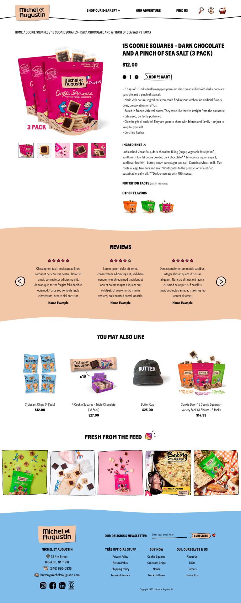 Michel et Augustin Product page