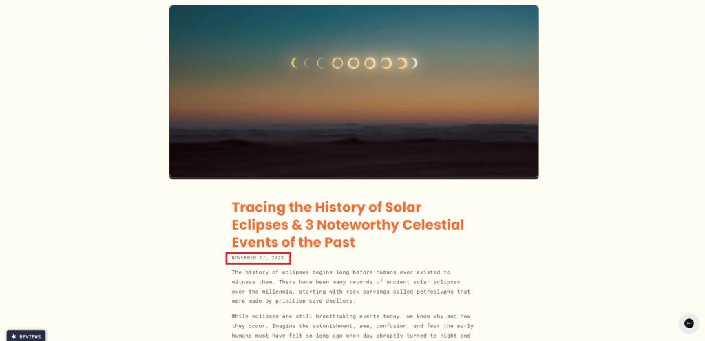 Rainbow Symphony eclipse blog