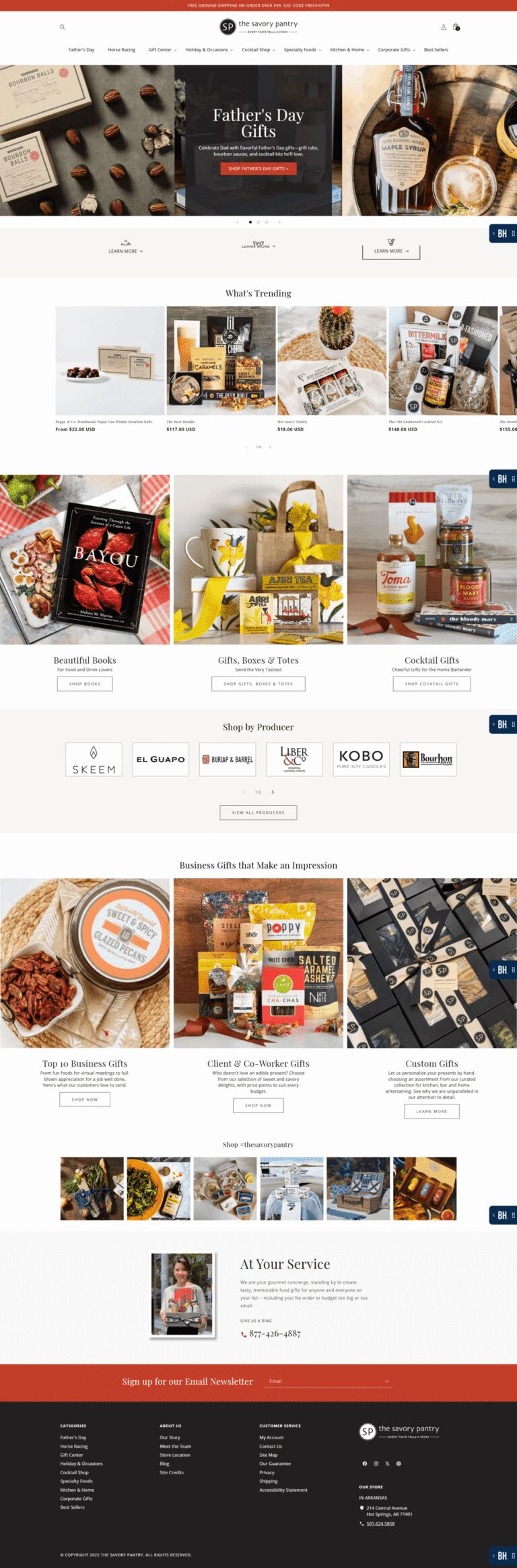 Savory Pantry Homepage