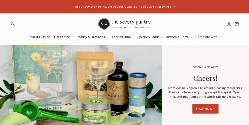 Savory Pantry Homepage