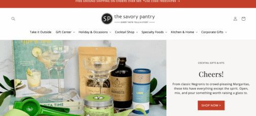 Savory Pantry Homepage