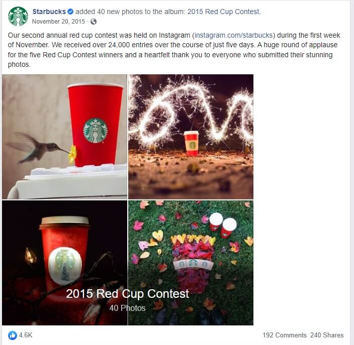 Starbucks Red cup