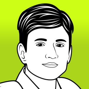 illustration of Vivek K.