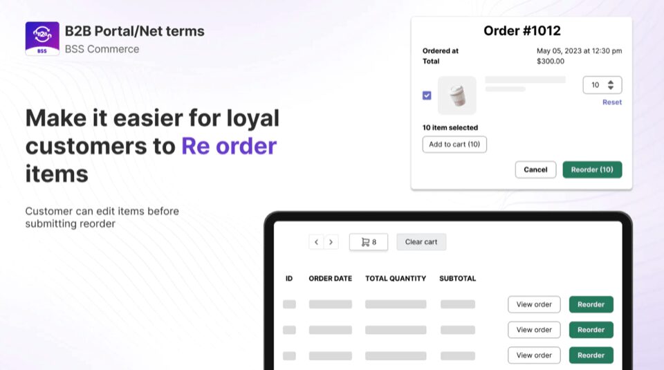 a B2B Shopify app for payment terms