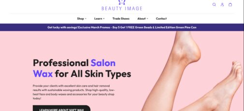 CEM Beauty Image homepage