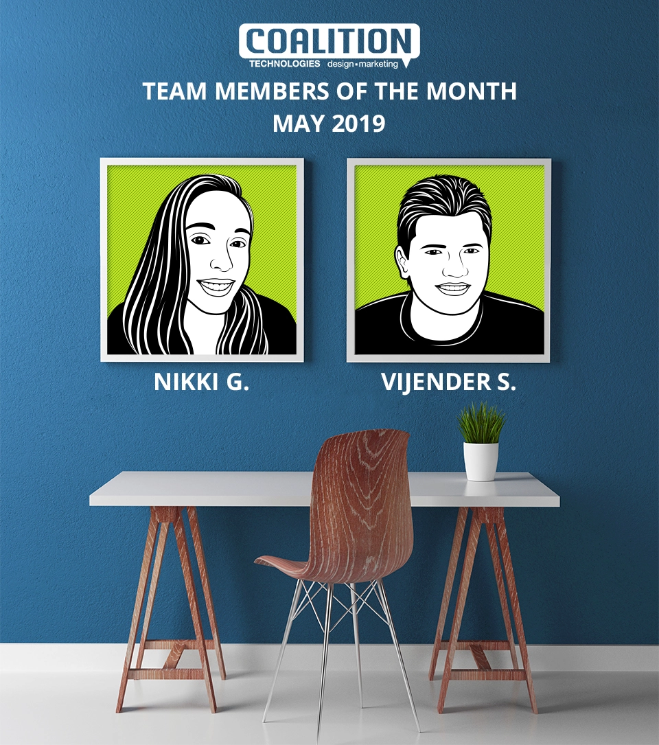 Employees of the month - May 2019