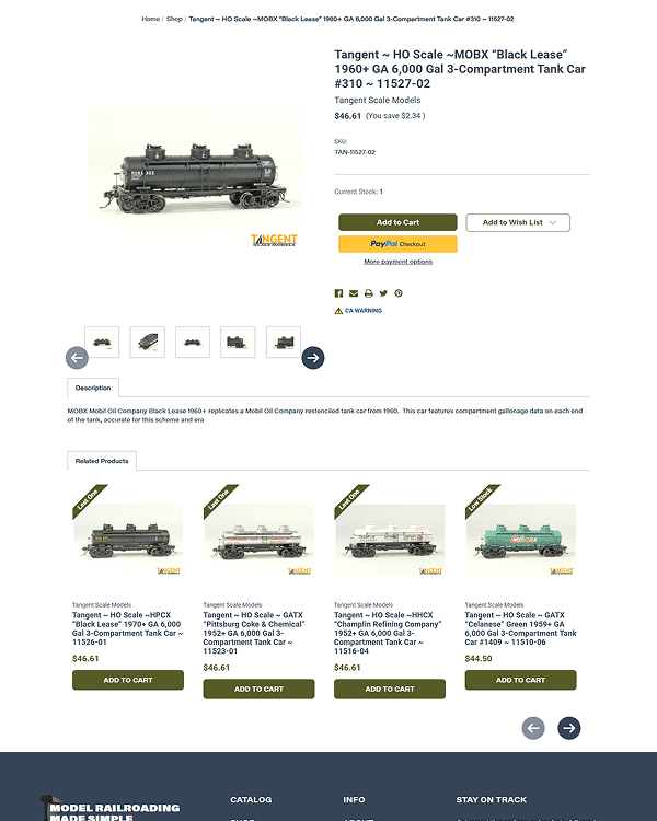 Iron Planet hobbies product page