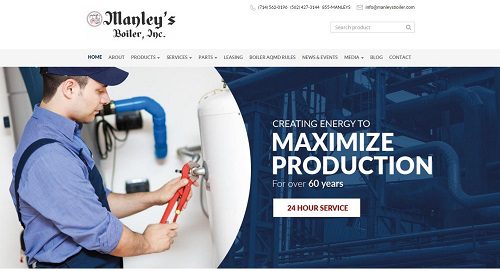 Manley's new website