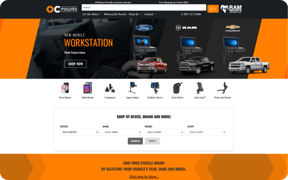 OC Mounts website.