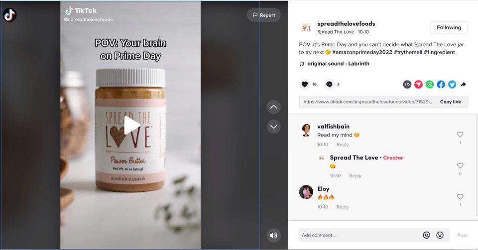 Organic nut butters on Prime Day