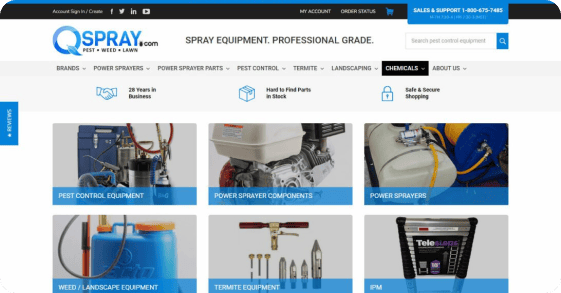 QSpray website