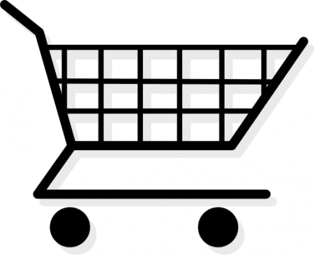 Ecommerce shopping cart graphic