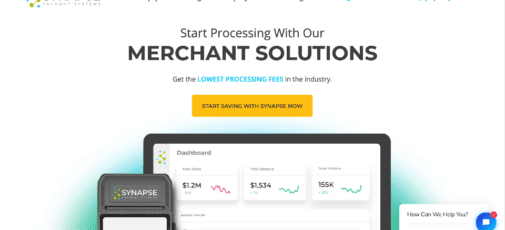 Synapse Payment homepage