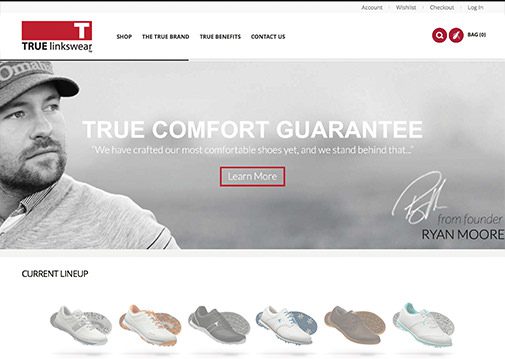 BigCommerce Web Development For Sporting Goods - TRUE linkswear