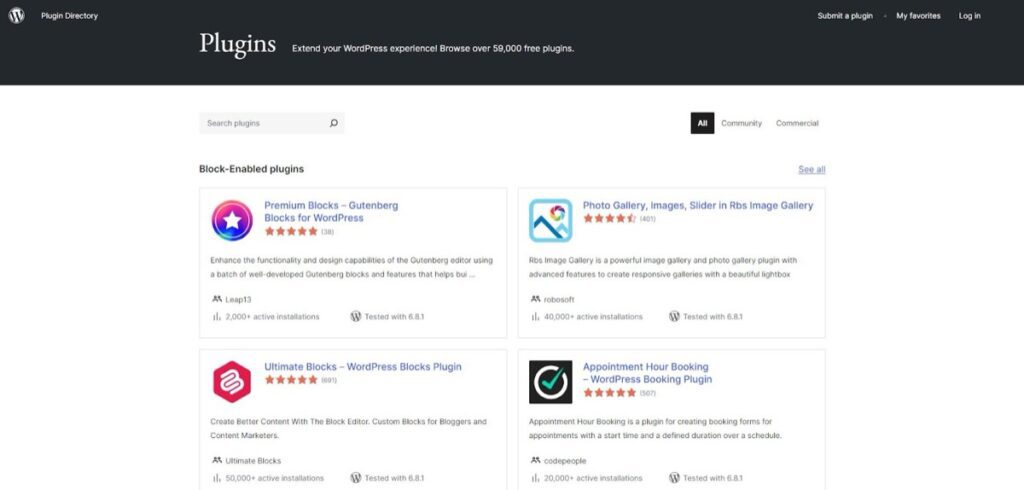 WordPress plugins